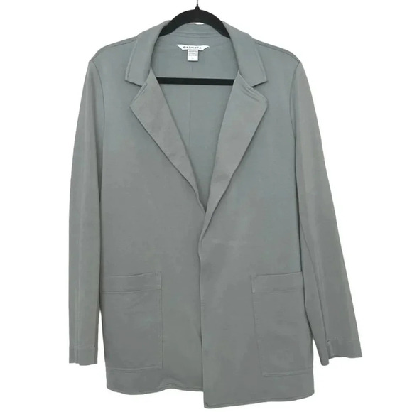 Athleta Women’s Eastbound Blazer Gray Green Size 14 - Picture 3 of 8